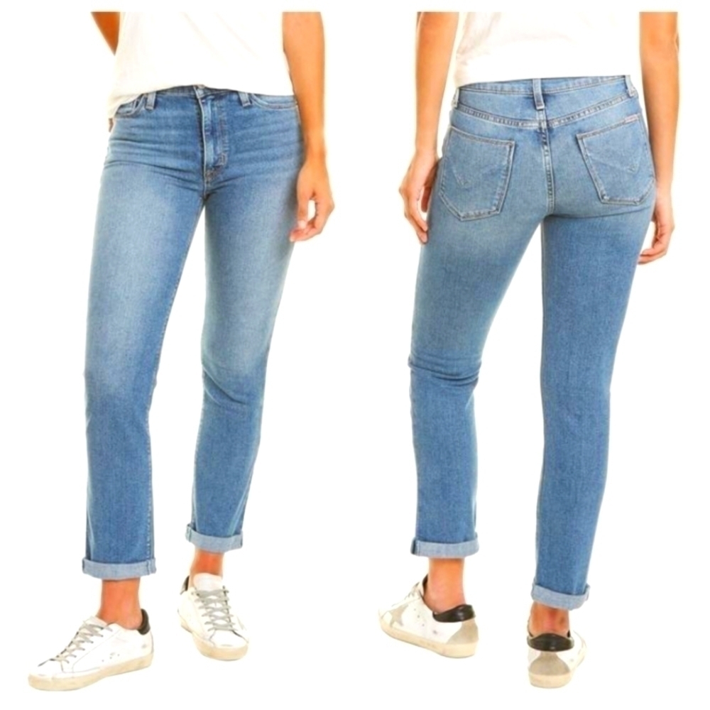 New HUDSON Blair High Rise Straight Crop Jeans